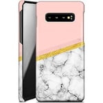 caseable Samsung Galaxy S10 Plus Mobile Phone Case - Hard Case Protective Case - Shock-Absorbing & Scratch-Resistant Surface - Colourful Design & All-Round Print - Marble Slice - Marble