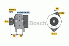 Generator Bosch - Alfa romeo - 156, Gtv, Spider, 147, 166, Gt. Fiat - Punto, Barchetta, Stilo