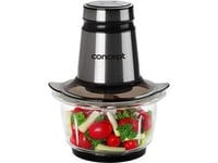 Concept Rm3270, Bordplade Blender, 1,2 L, Knusning Af Is, 500 W, Sort, Rustfrit Stål