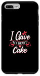 Coque pour iPhone 7 Plus/8 Plus I Gave My Heart To Cake – Cake Lover Valentine's Day