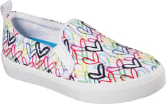 Skechers Womens Trainers Poppy Drippin Love Slip On assorted UK Size