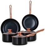 Tower 5 Piece Pan Set - Rose Gold