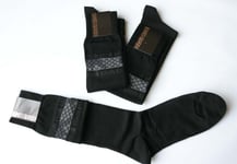 Cavalli Men Black Long Socks size XL Fit Shoe size 11 12 13 Gift for Him NWT