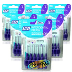 6x Tepe 1.1mm Purple Interdental Brush Size 6 Easy Clean Between Teeth Pack of 6