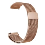 Rostfritt stål Milanese magnetiskt armband för Garmin venu 2/venu SQ/venu 2S Venu SQ Rose Gold