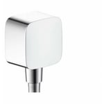 Hansgrohe - PuraVida - Raccordement du flexible Fixfit avec clapet anti-retour et rotule, chrome 27414000