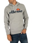 EllesseSL Gottero Pullover Hoodie - Grey Marl