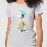 T-Shirt Femme Chapelier Fou Alice au Pays des Merveilles Disney - Gris - XS