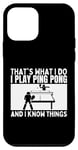 Coque pour iPhone 12 mini Ping Pong C'est ce que je fais Ping Pong amusant