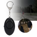 (Black)Security Alarm Key Chain Women Elderly Emergency Safety Alarm BGS