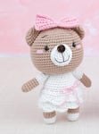 Knitty Critters Wedding Bears - Bertha Bride