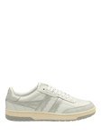 Gola Classics Falcon Leather Mirror Trainers, White/Silver