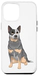 Coque pour iPhone 12 Pro Max Blue Australian Battle Dog Blue Heeler