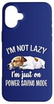 Coque pour iPhone 16 Plus JRT Dog Lover Lazy Power Saving Jack Russell