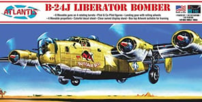 Atlantis AMCH218 1/92 Consolidated B-24-J 1:92 B-24J Liberator Bomber-Buffalo Bill, Various, 0