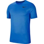 Nike M NK Top SS HPR Dry T-Shirt Homme Obsidian/Game Royal/HTR/(Black) FR: 2XL (Taille Fabricant: 2XL)