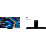 TCL C805 75" 4K QLED Mini-LED Google TV + TCL Q75H 5.1.2 Dolby Atmos Soundbar -tuotepaketti