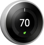 Nest Learning Thermostat, 3Eme Génération,Thermostat Connecté, Acier T3028Fd