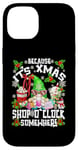 iPhone 14 Funny Christmas Saying For Women Cute Love Shopping Gnome Case