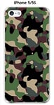 Onozo Coque Camouflage 1 Kaki Vert pour Apple iPhones 5 / 5S