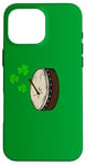 Coque pour iPhone 16 Pro Max Bodhran St Patrick's Day Batteur Musicien irlandais