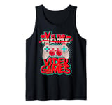 V Is For Video Games Funny Valentine Day Gamer Boy Men Gifts Tank Top