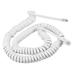 Telephone Handset Cord, 4P4C 9.84 Feet Landline Phone Cable White 2 Pack