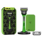 Gillette Labs Exfoliating Men's Razor, Razer Limited Edition, 2 Blade Refills