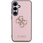 Guess Etui til Samsung Galaxy S25 Plus med 4G-logo og kornet finish - Pink