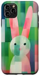 Coque pour iPhone 11 Pro Max Lapin Mammifère Vert Lapin Art