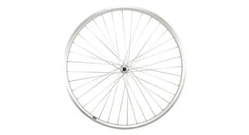 Roue vtc 28  av blocage jante argent mach1 er10  moyeu shimano tx500 v brake 36t