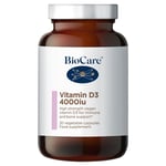 BioCare High-Strength Vegan Vitamin D3 4000 IU - 30 Capsules