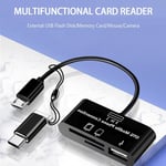 Camera Host U Disk OTG Adapter Mobile Phone Memory Card Reader Type-c Micro USB