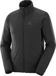 Salomon, Veste reversible pour Homme, DRIFTER MID JKT M, Polyester, Noir, Taille : 2XL, LC1203200