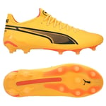 PUMA King Ultimate Fg/ag Forever Faster - Sun Stream/sort/rosa Dame, størrelse 35½