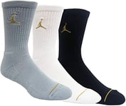 Nike U J Everyday Max Crew 3PR Chaussettes Mixte Adulte, blk(FG)/Wh(FG)/Wg(FG), FR : L (Taille Fabricant : L)