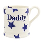 Emma Bridgewater Mug Ceramique 300ml - Grande Tasse Personnalisée, Idée Cadeau pour Homme et Femme, Mug Collegue de Travail, Mug Original Peint à la main pour Café, Thé, Cappuccino - Daddy (Etoiles)