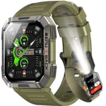 Montre Connectée Homme Militaire Blackview - 2.01"HD - Boussole - Moniteur de fréquence cardiaque - Étanche IP68