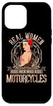 Coque pour iPhone 12 Pro Max Sexy Real Chick Ride Moto Femme Biker Babe Pin Up