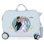 Disney Frozen Follow Your Dreams Valise pour Enfant Bleu 50 x 38 x 20 cm Rigide ABS Fermeture à Combinaison latérale 38 1,8 kg 4 Roues Bagage à Main