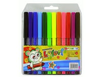 Penmate Felt-Tip Pens 12 Colors Mini