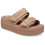 Crocs Brooklyn Thermoplastic Women's Latte Sandals