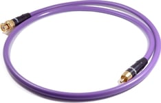 Melodika Rca (Cinch) - Bnc Kabel 0,5M Violett