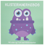 Klistermärkesbok monster