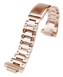 Tiera Casio GWM5610 tillbehör stålklockarmband roseguld