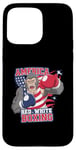 Coque pour iPhone 15 Pro Max America Red White Boxing Pride - Gorilla Boxing