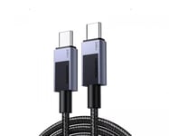 UGREEN Rask Lading USB-C til USB-C PD 240W Kabel 2m - Space Gray