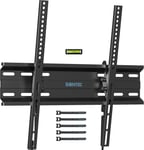 BONTEC Ultra Slim TV Wall Bracket, Tilting TV Wall Mount for 23-60 Inch TVs, Low