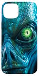 Coque pour iPhone 15 Plus Œil vert extraterrestre