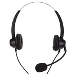 H360D‑Rj9Mv Rj9 Office Headset Binaural Telephone Headset With Adjustable Spea